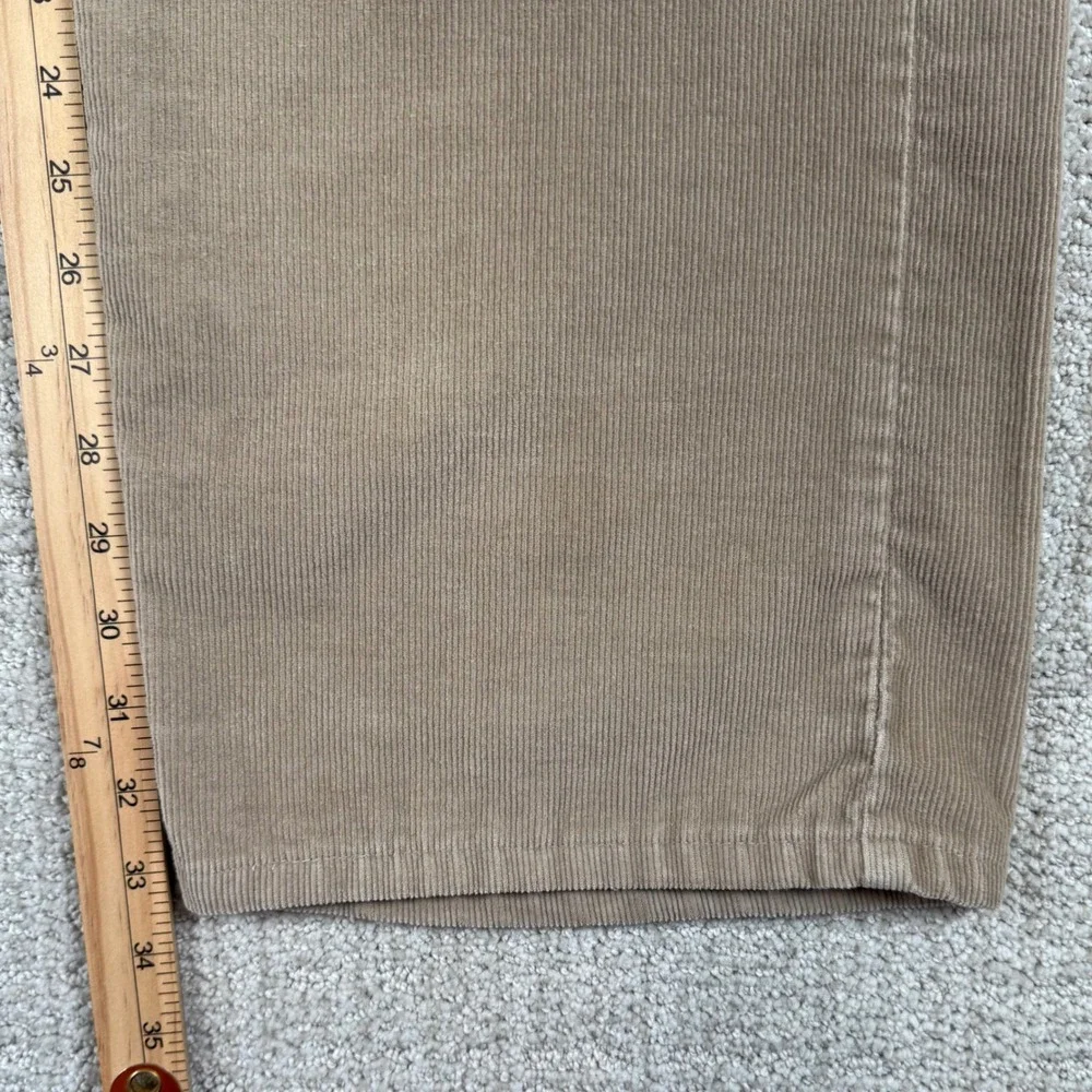 Levi's 569 Mens 36x34 Beige Loose Fit Straight Leg Corduroy Pants Baggy Y2K